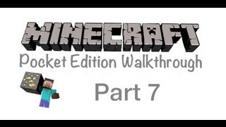 Minecraft Pocket Edition Walkthrough Part 7- Chopping Some Wood