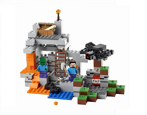 Minecraft Lego Cave