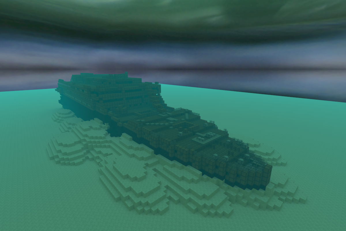 Sunken Titanic