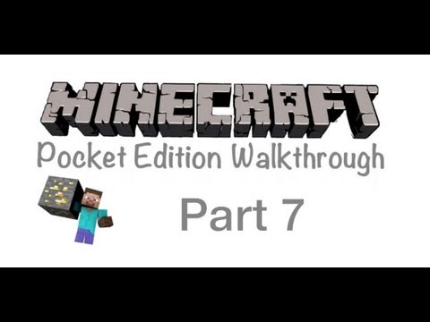 Minecraft Pocket Edition Walkthrough Part 7- Chopping Some Wood