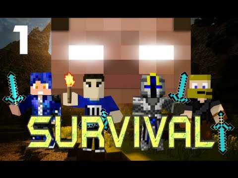 MULTIPLAYER MINECRAFT SURVIVAL w/ Minefirecharger & Friends! : Part 1 – Throw Me The Rope!