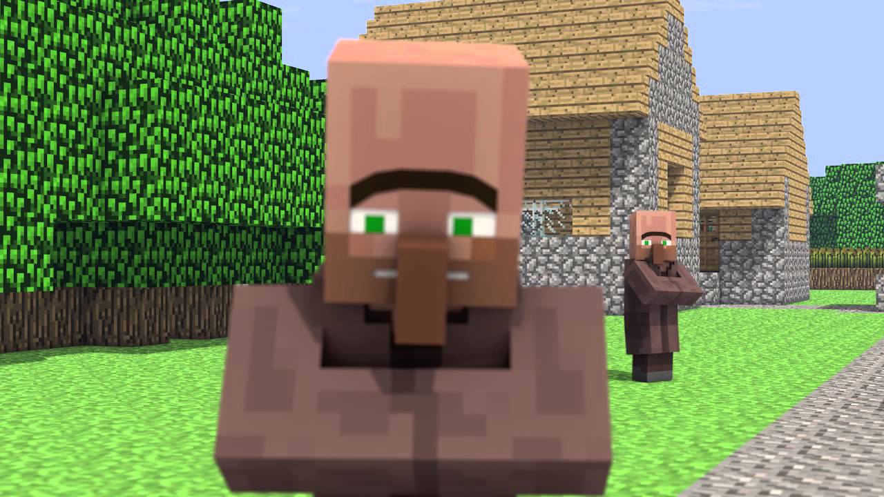 Villagers Take Over Minecraft. 