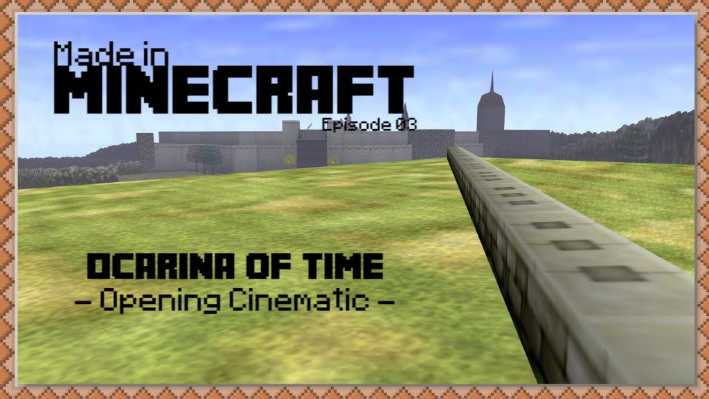 A Famous Legend of Zelda Intro Recreated in Minecraft