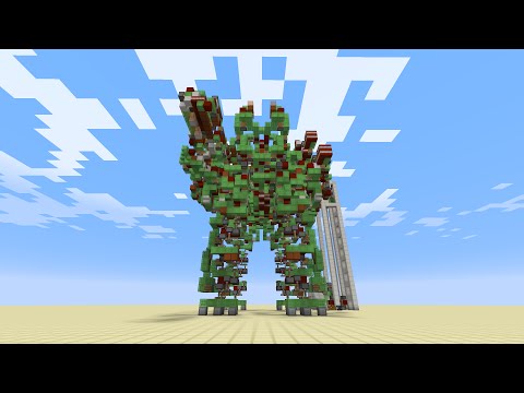 Rampage Through Minecraft in This Giant Battle Robot