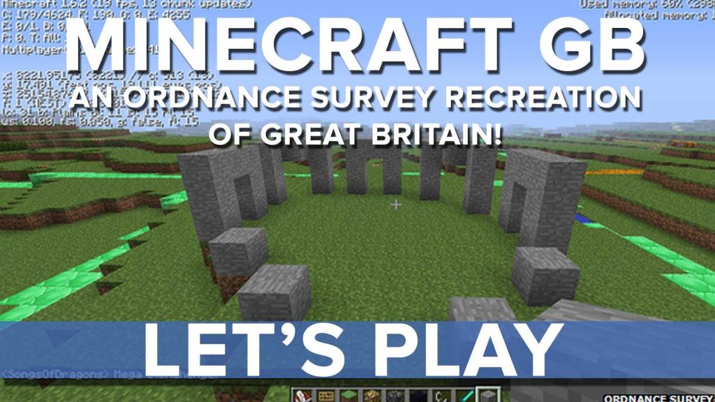 Great Britain Modeled in Minecraft