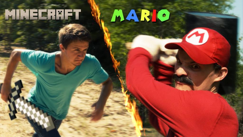 It’s Steve vs. Mario in This Video Battle Royale