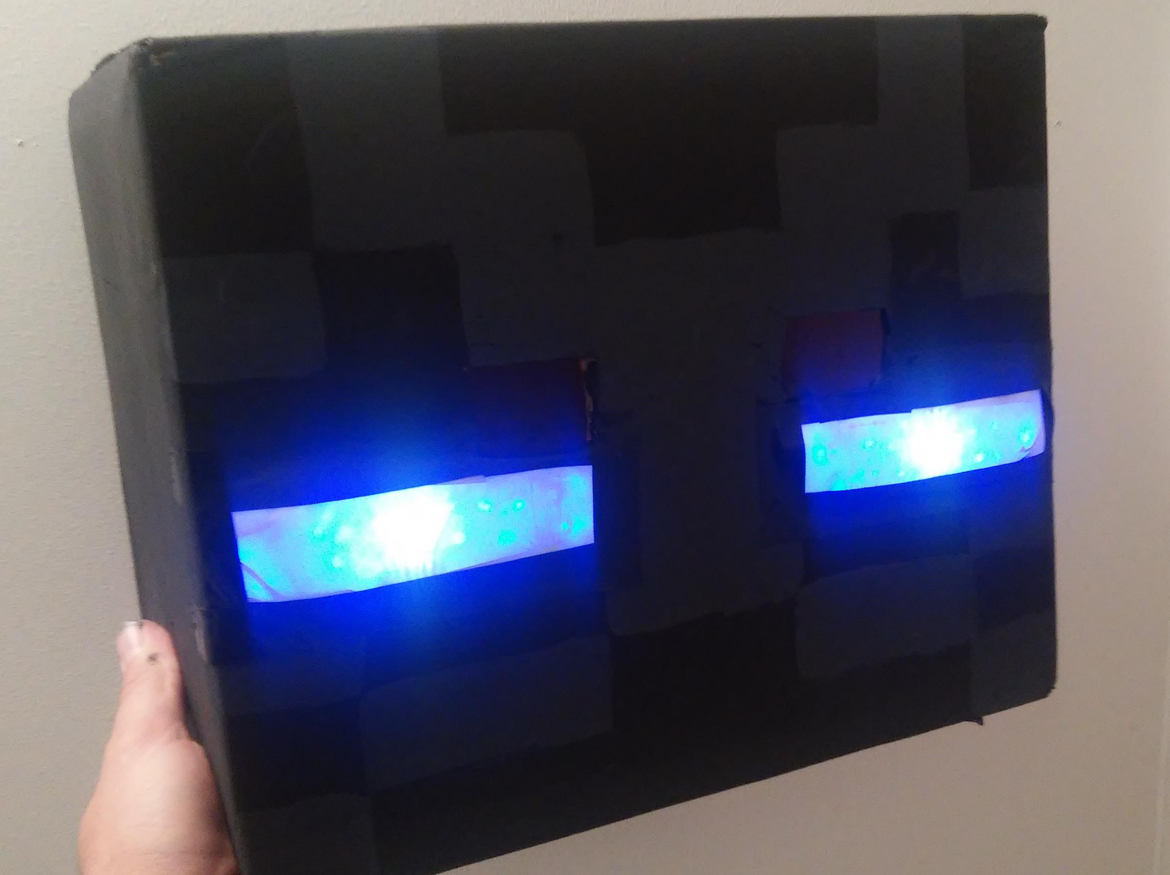 Guy In Minecraft Enderman Costume Will Steal Your Blocks On