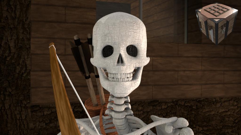 Skeletons Are Much More Terrifying in ‘Realistic’ Minecraft